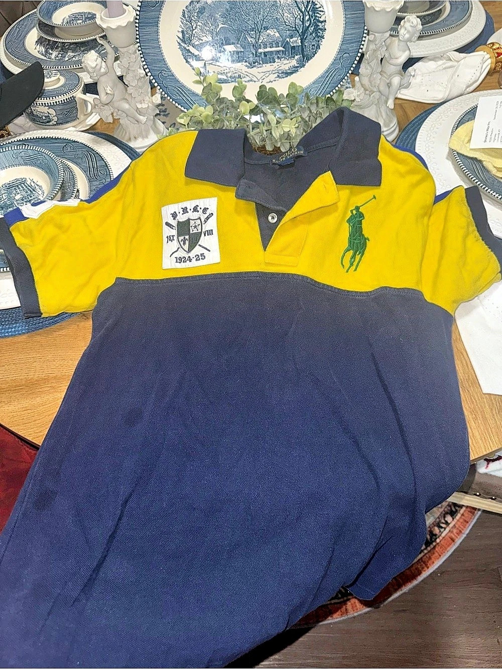 Polo Ralph Lauren Colorblocked Shield Patch Polo Shirt Boys Color Block Polo